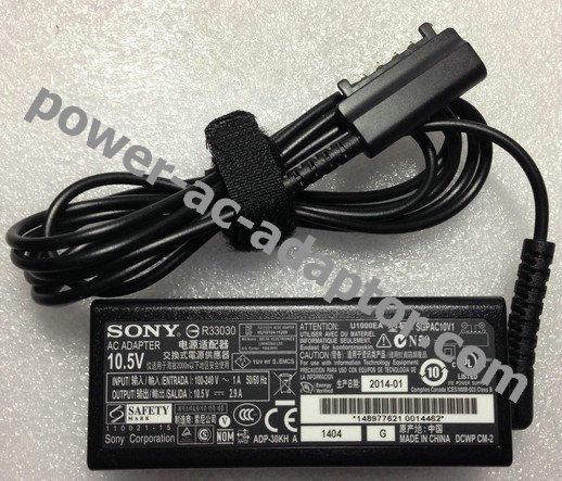 10.5V 2.9A Sony SGPT111US/S AC Adapter Power Supply 4Pin